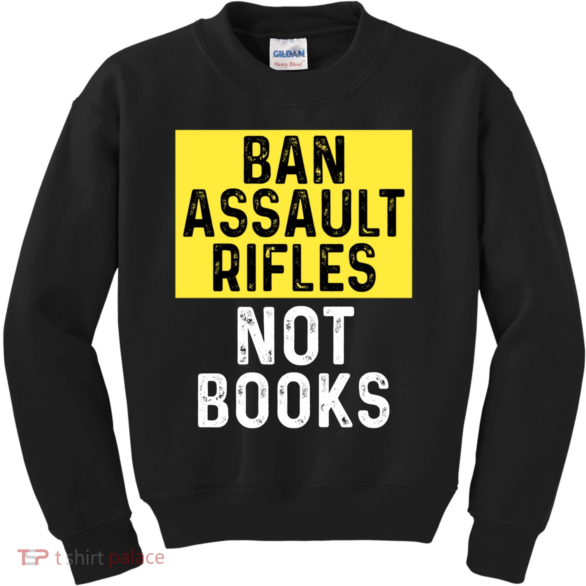 Ban Assault Rifles Not Books Kids Sweatshirt