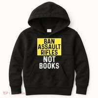 Ban Assault Rifles Not Books Kids Hoodie thumb 0