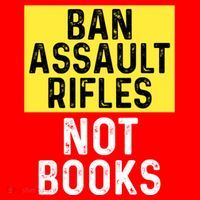 Ban Assault Rifles Not Books Santa Hat thumb 1
