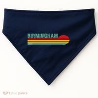 Birmingham Alabama Retro Sunset USA-Made Doggie Bandana thumb 0