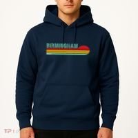 Birmingham Alabama Retro Sunset Hoodie thumb 2