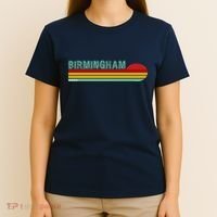 Birmingham Alabama Retro Sunset T-Shirt thumb 4