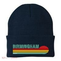 Birmingham Alabama Retro Sunset Beanie thumb 0