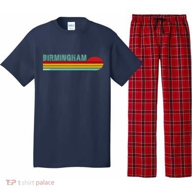 Birmingham Alabama Retro Sunset Pajama Set