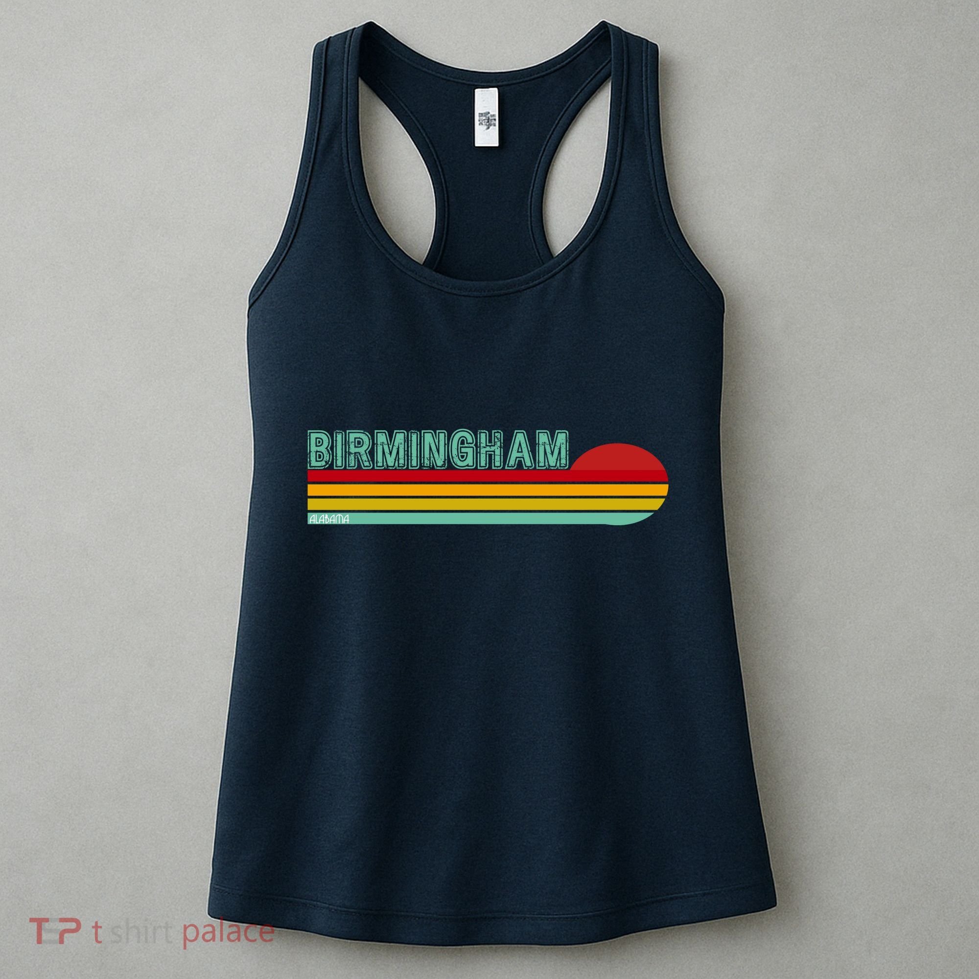 Birmingham Alabama Retro Sunset Women's Tank Top