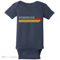 Birmingham Alabama Retro Sunset Baby Bodysuit thumb 0