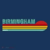 Birmingham Alabama Retro Sunset Toddler Hoodie thumb 2