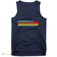 Birmingham Alabama Retro Sunset Tank Top thumb 0