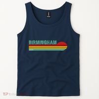 Birmingham Alabama Retro Sunset Tank Top thumb 2