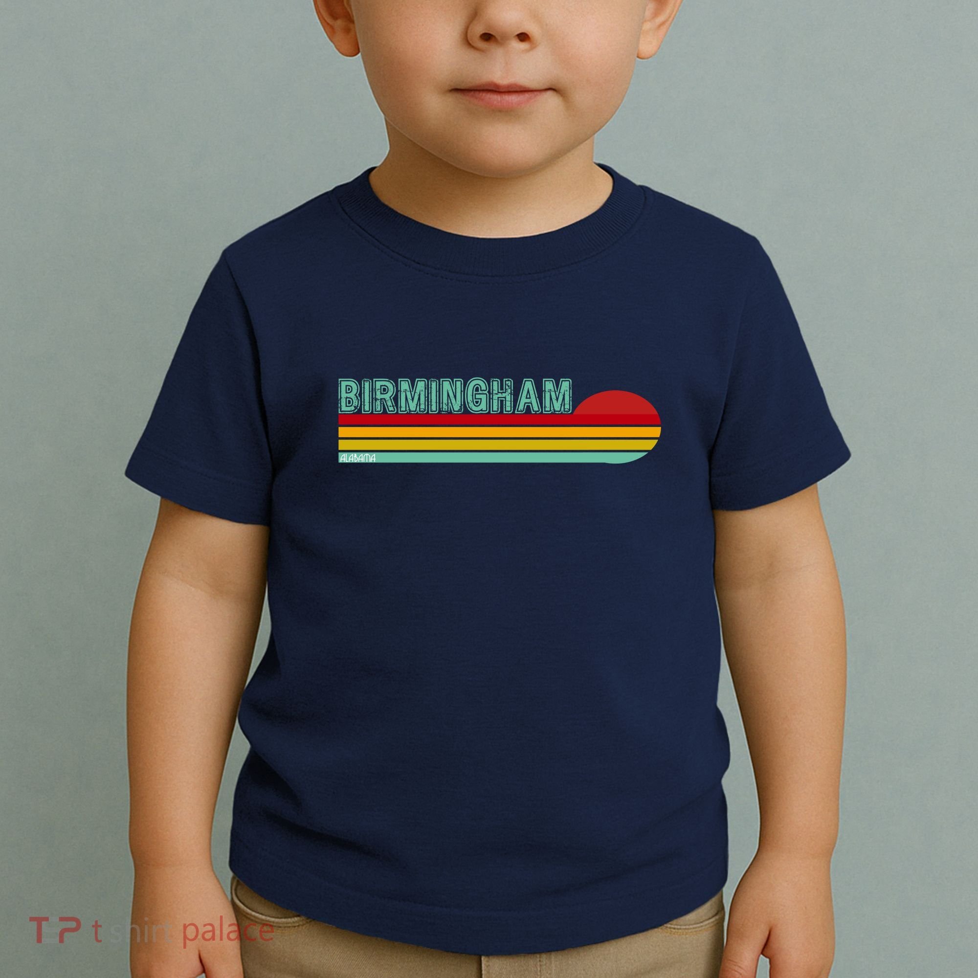 Birmingham Alabama Retro Sunset Toddler T-Shirt