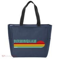 Birmingham Alabama Retro Sunset Tote Bag thumb 0