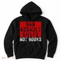 Ban Assault Rifles Not Books Hoodie thumb 0