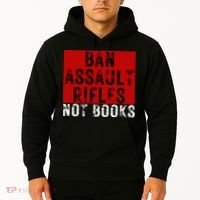 Ban Assault Rifles Not Books Hoodie thumb 2