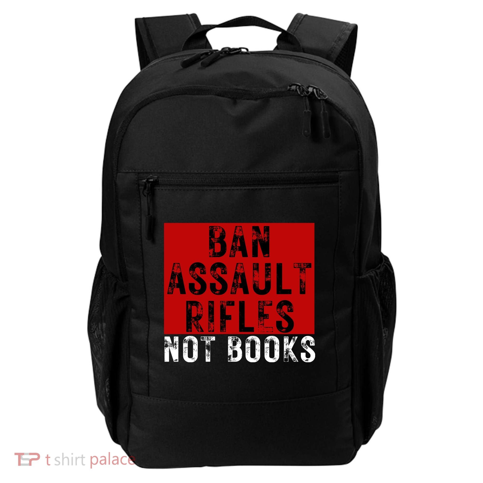 Ban Assault Rifles Not Books Backpack