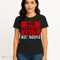 Ban Assault Rifles Not Books Women's T-Shirt thumb 4