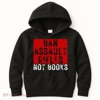 Ban Assault Rifles Not Books Kids Hoodie thumb 0