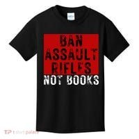 Ban Assault Rifles Not Books Kids T-Shirt thumb 0