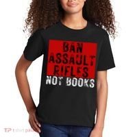 Ban Assault Rifles Not Books Kids T-Shirt thumb 2