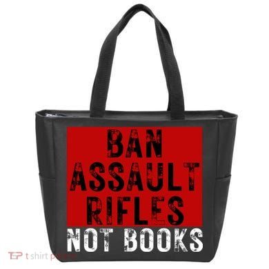 Ban Assault Rifles Not Books Tote Bag