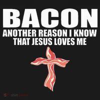 Bacon Another Reason I Know That Jesus Loves Me Funny Pork Women's Tank Top thumb 5