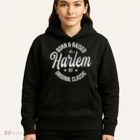 Born And Raised In Harlem Hoodie thumb 5