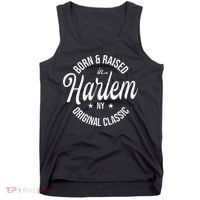 Born And Raised In Harlem Tank Top thumb 0