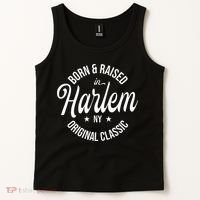 Born And Raised In Harlem Tank Top thumb 2