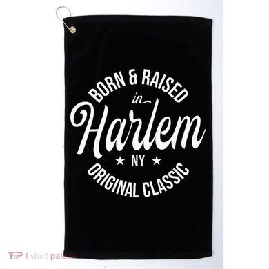 Born And Raised In Harlem Golf Towel