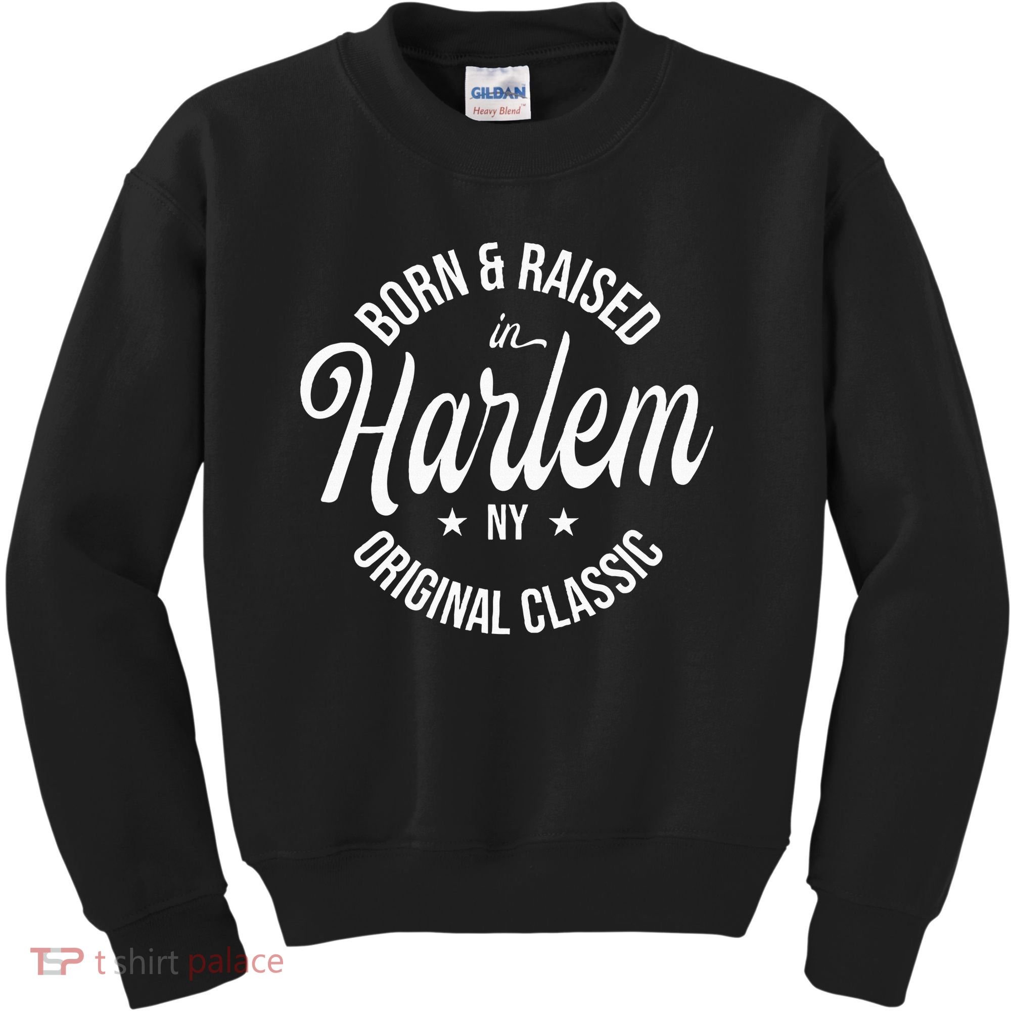 Born And Raised In Harlem Kids Sweatshirt