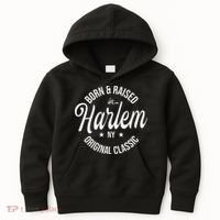 Born And Raised In Harlem Kids Hoodie thumb 0