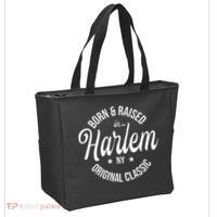 Born And Raised In Harlem Tote Bag thumb 2