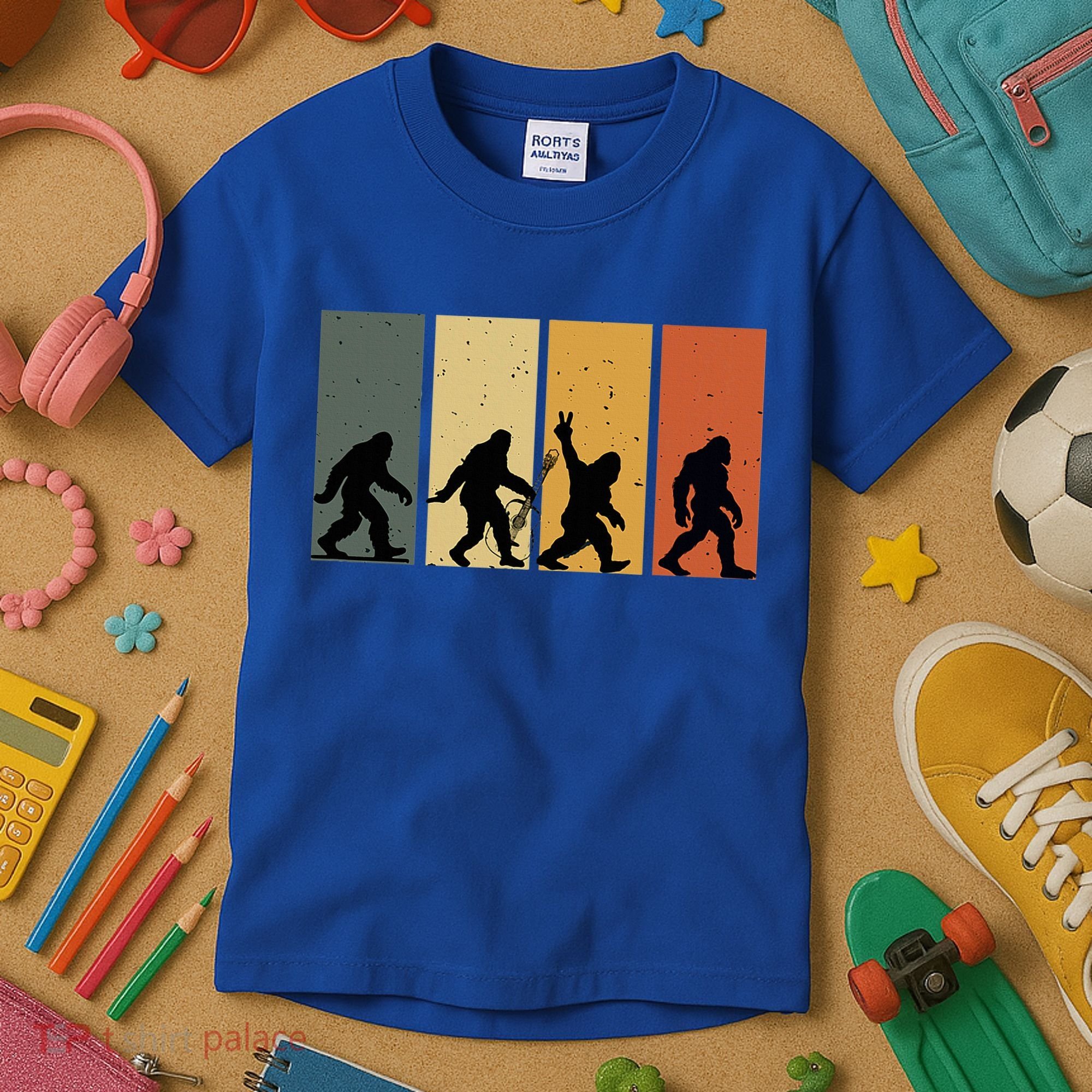 Bigfoot Abbey Roads Kids T-Shirt