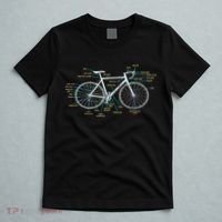 Bicycle Anatomy Road Bike Cycling T-Shirt thumb 5