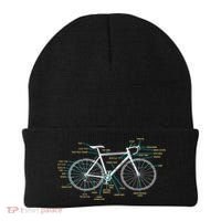 Bicycle Anatomy Road Bike Cycling Beanie thumb 0