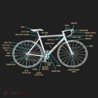 Bicycle Anatomy Road Bike Cycling Beanie thumb 2
