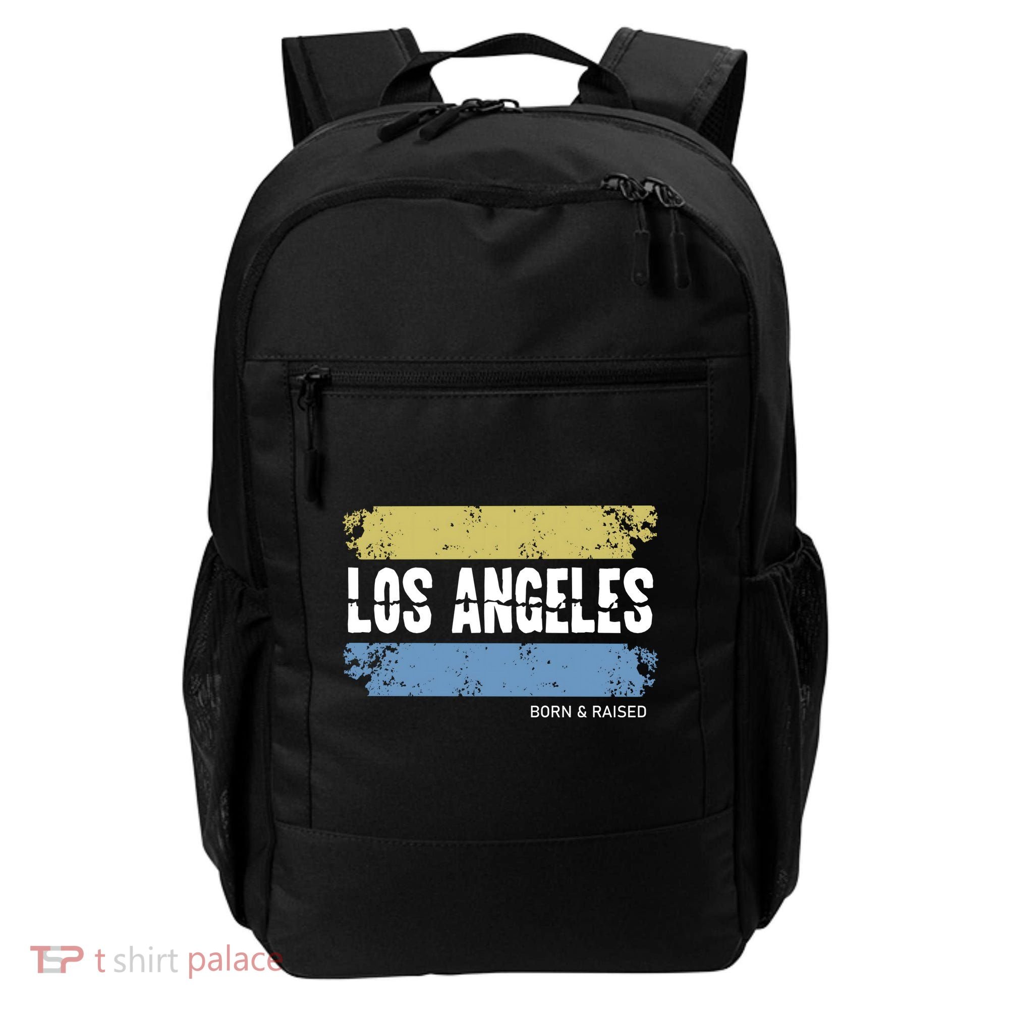 Born And Raised Los Angeles California Backpack