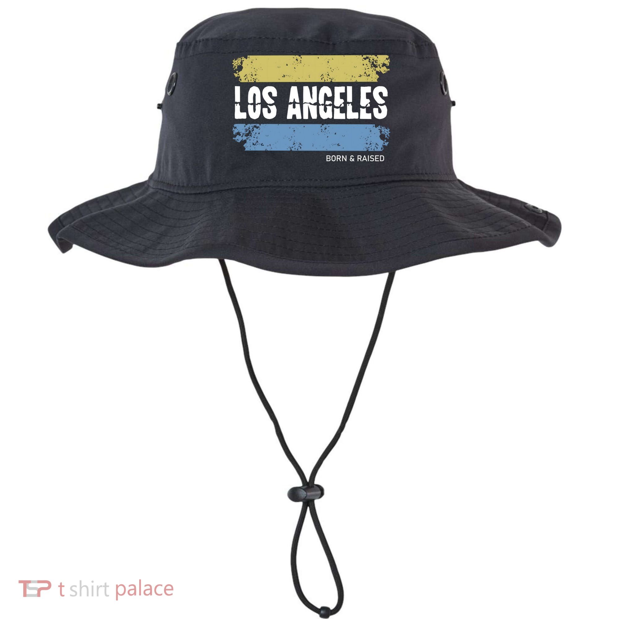 Born And Raised Los Angeles California Bucket Hat