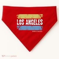 Born And Raised Los Angeles California USA-Made Doggie Bandana thumb 0