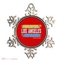 Born And Raised Los Angeles California Ornament thumb 0