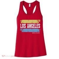 Born And Raised Los Angeles California Women's Tank Top thumb 0