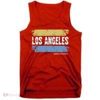 Born And Raised Los Angeles California Tank Top thumb 0
