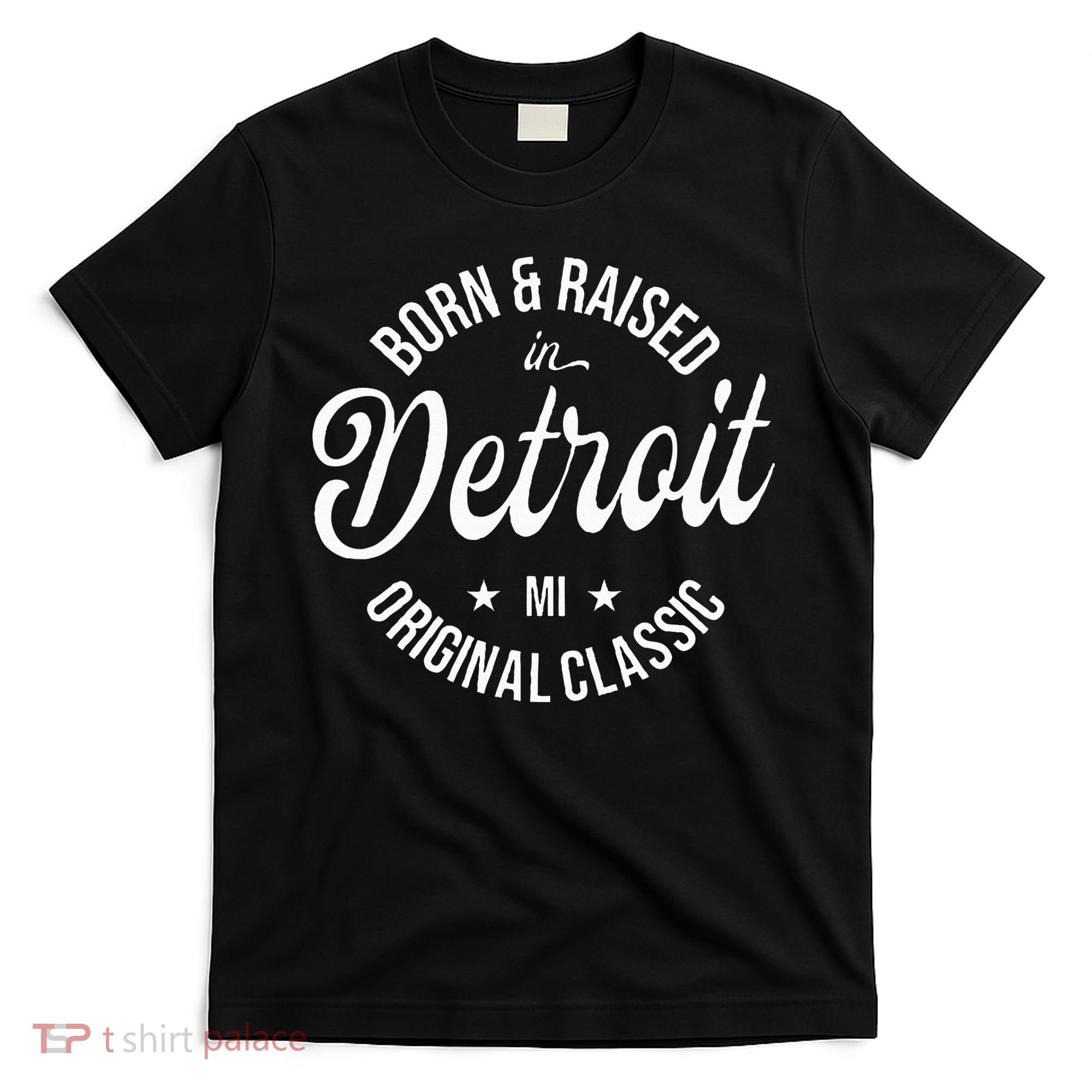Born And Raised In Detroit T-Shirt