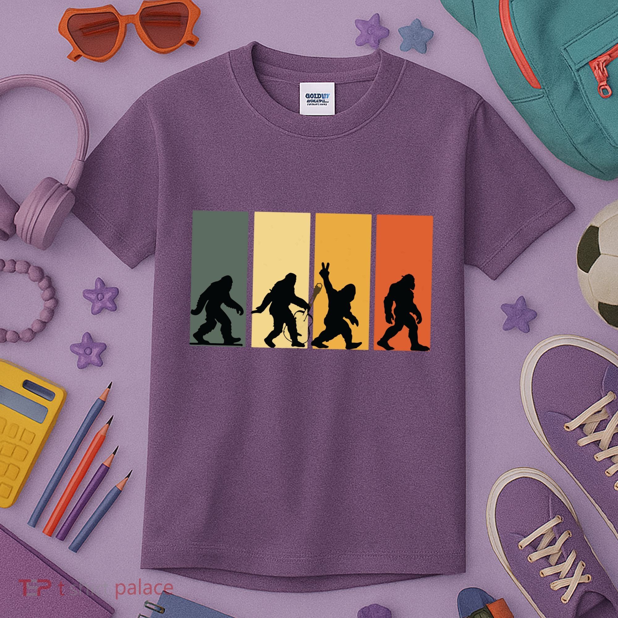 Bigfoot Abbey Roads Kids T-Shirt