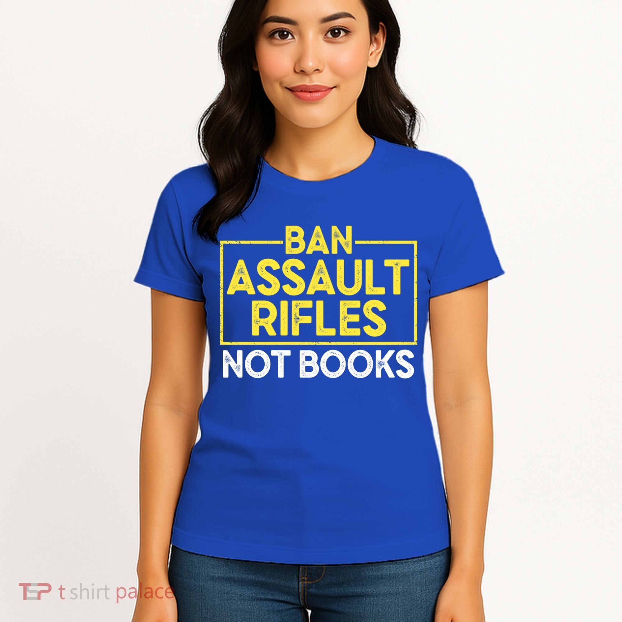 Ban Assault Rifles Not Books Women's T-Shirt