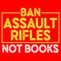 Ban Assault Rifles Not Books Santa Hat thumb 1