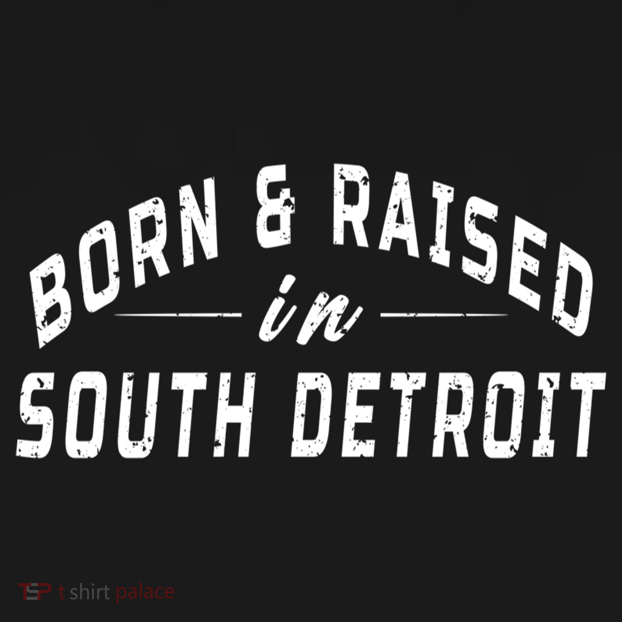 Born And Raised In South Detroit Kids Sweatshirt