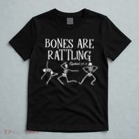 Bones Are Rattling Ezekiel 377 Funny Skeleton Halloween T-Shirt thumb 5