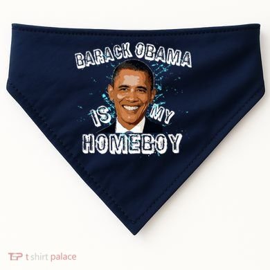 Barack Obama Is My Home boy USA-Made Doggie Bandana