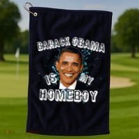 Barack Obama Is My Home boy Golf Towel thumb 1