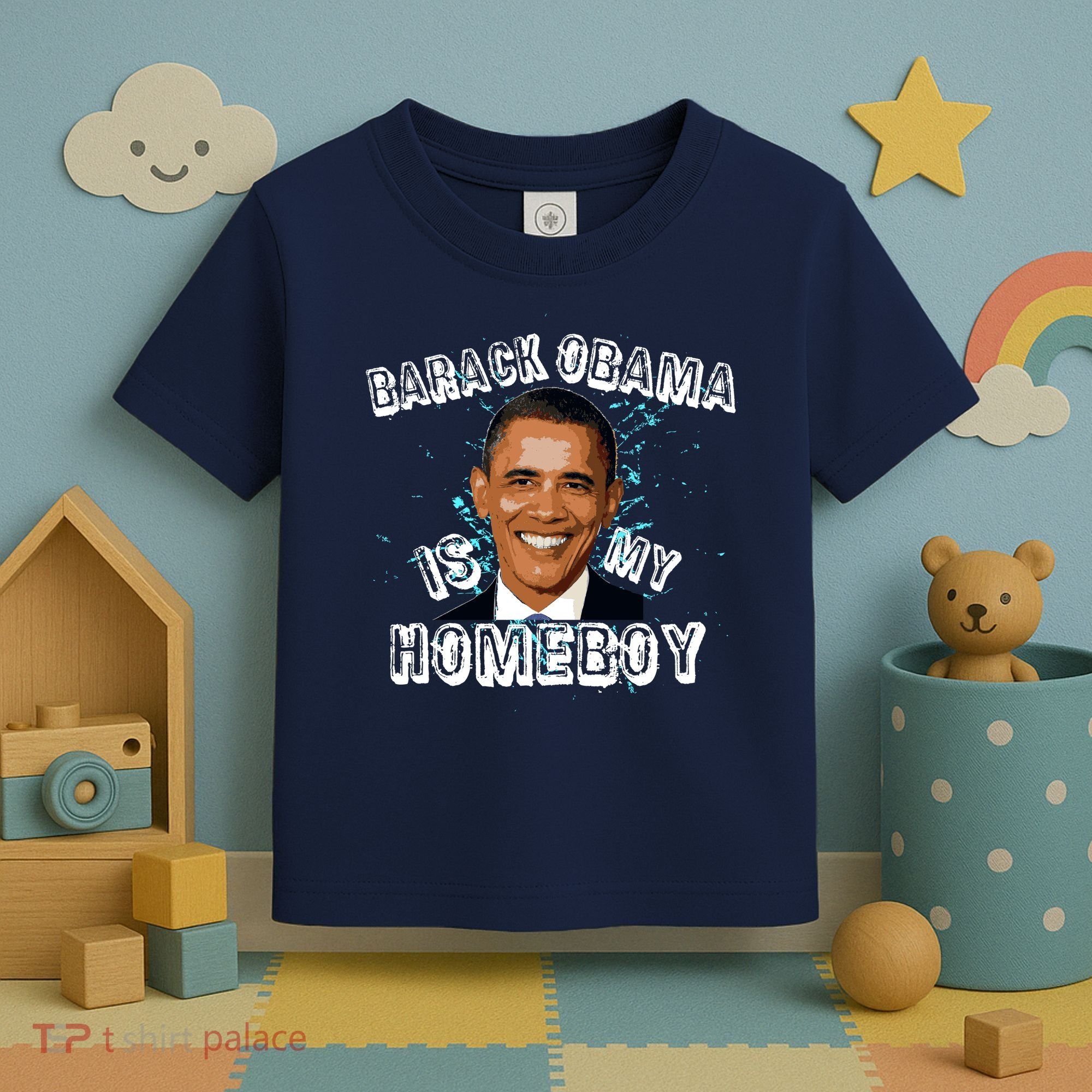 Barack Obama Is My Home boy Toddler T-Shirt